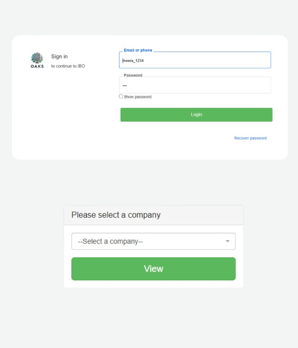 IBO-Login